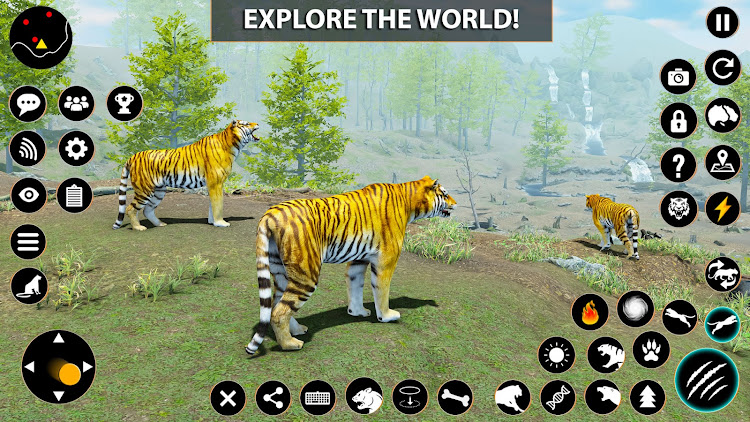 #8. Wild Tiger Simulator Animal 3D (Android) By: Fusion Games Studio