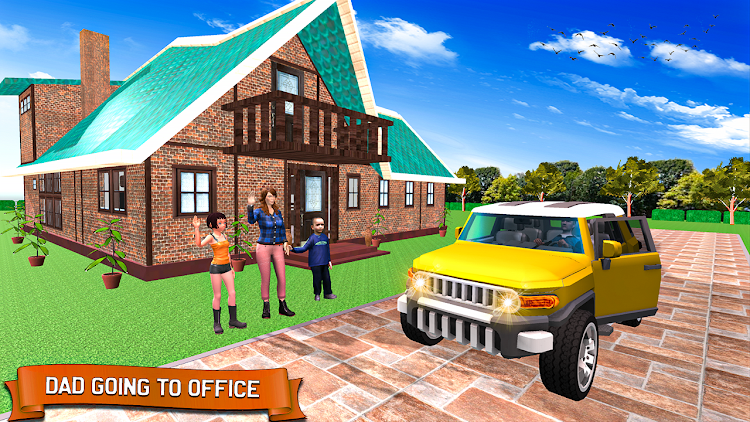 #2. Virtual Police Dad Sim 3D (Android) By: Gamepause Studio