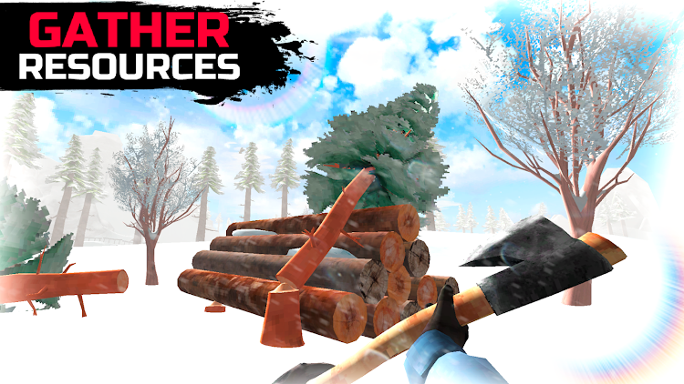 #4. WinterCraft: Survival Forest (Android) By: La Bues