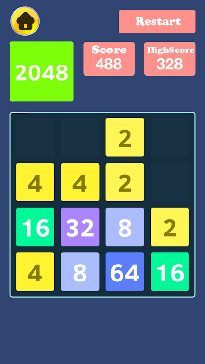 #3. 2048 And Freaking Maths (Android) By: ENVR Games Studio