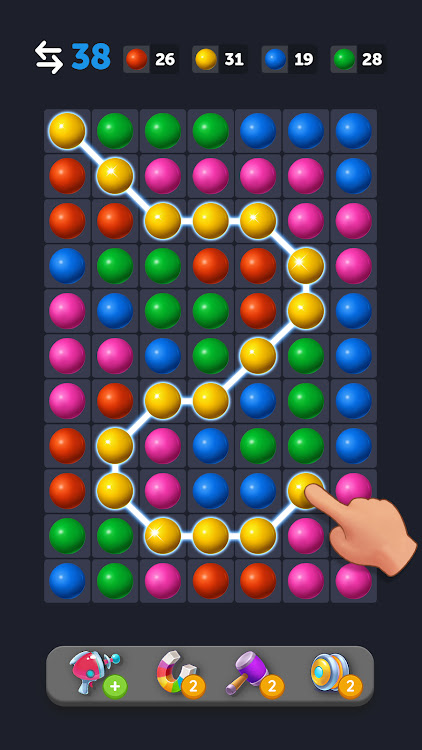 #9. Bubble Link - Connect & Match (Android) By: Ilyon