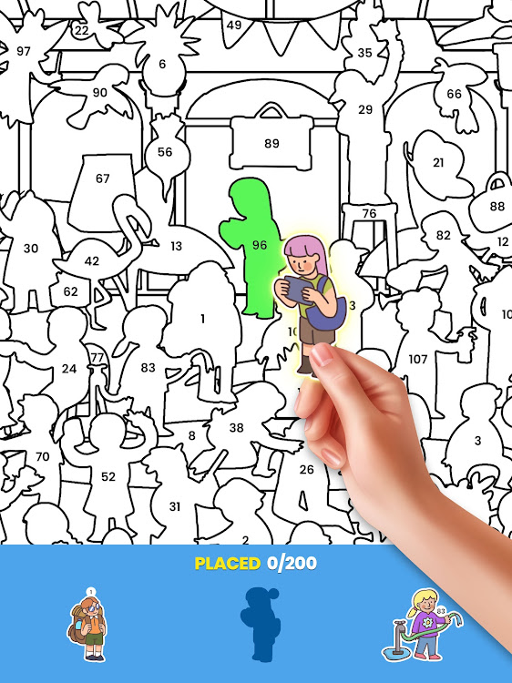 #7. Sticker Book: Color By Number (Android) By: Lion Studios Plus