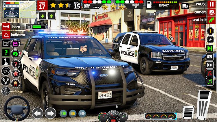 #6. Police Car simulator Cop Games (Android) By: Action Hive