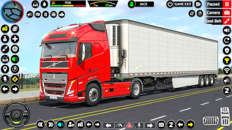 #6. US Truck Game Truck Driving 3D (Android) By: Ecno Byte