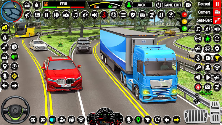 #7. US Truck Game Truck Driving 3D (Android) By: Ecno Byte