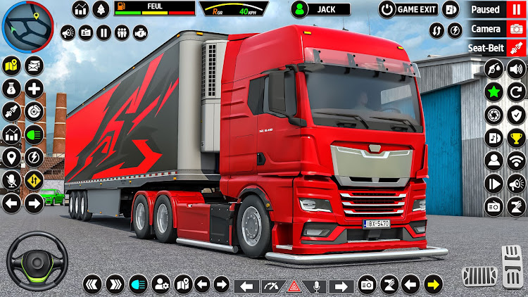 #8. US Truck Game Truck Driving 3D (Android) By: Ecno Byte