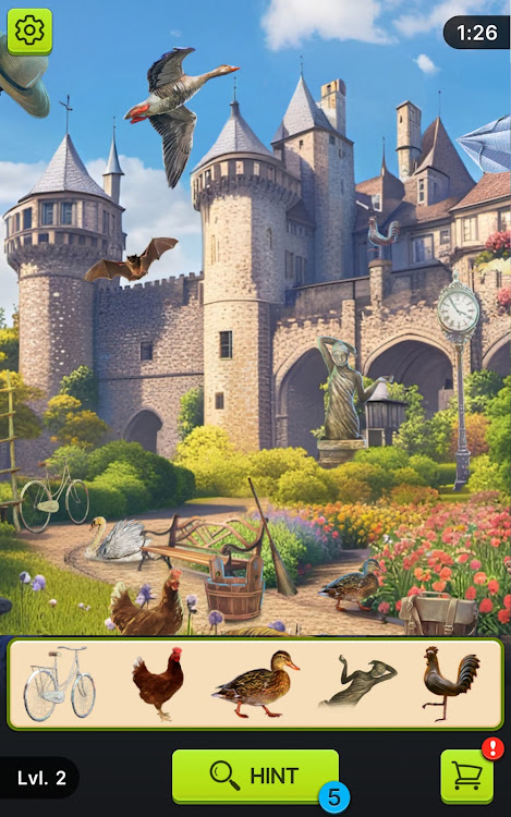 #7. Hidden Object Gardens (Android) By: BoomBit Games