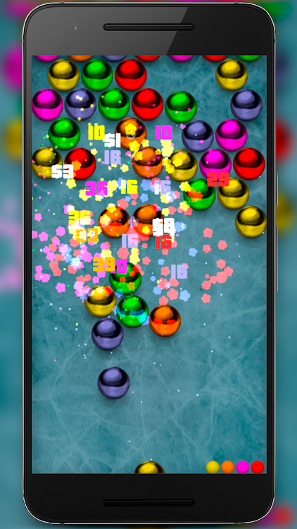 #9. Magnetic balls bubble shoot (Android) By: 100500GAMES LLC