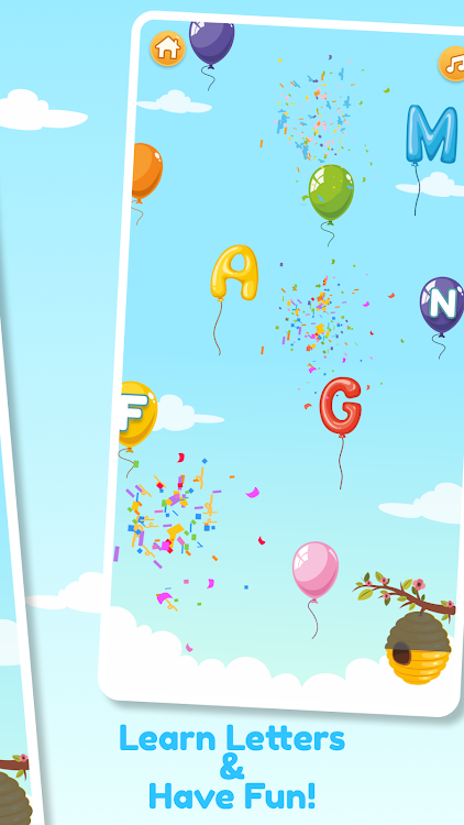 #4. Pop & Learn: Toddler Balloons (Android) By: Too Funny Artists