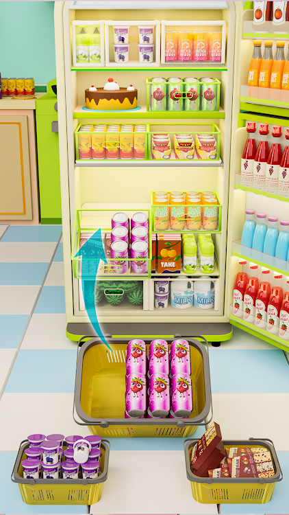 #6. Fill the Fridge 3D (Android) By: Kunhar Games