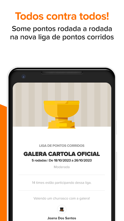 #4. Cartola Oficial (Android) By: Globo Comunicação e Participações S.A.