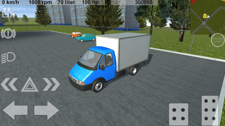 #9. Russian Light Truck Simulator (Android) By: nikita4everpro