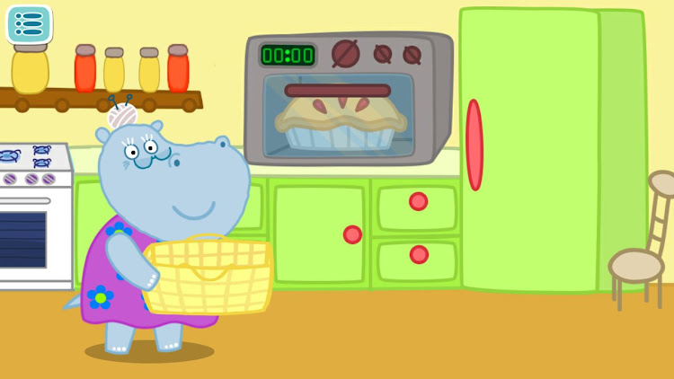 #9. Good morning. Educational game (Android) By: Hippo Kids Games