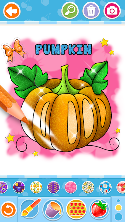 #8. Fruits and Vegetables Coloring (Android) By: Baram FZE