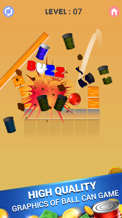 #2. Ball Hit Throw Ball Knockdown (Android) By: CoreOne Games