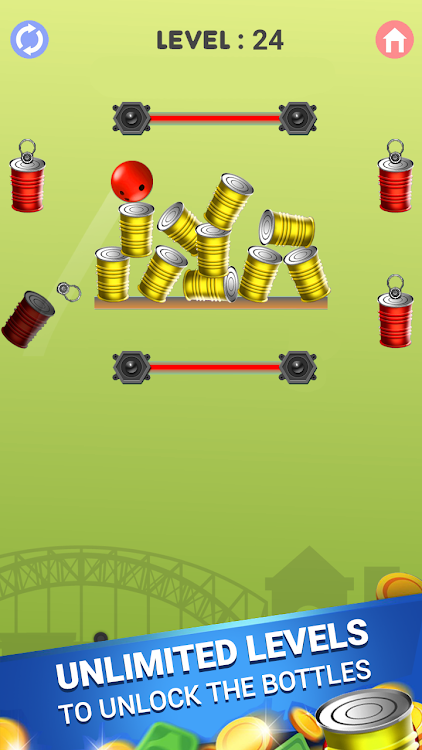 #4. Ball Hit Throw Ball Knockdown (Android) By: CoreOne Games