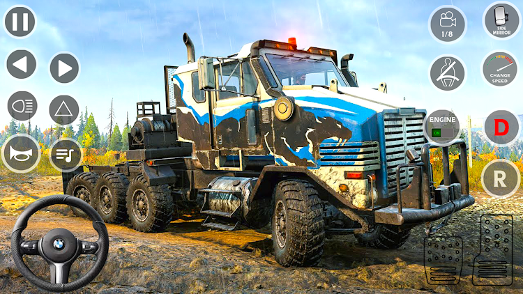 #4. Mud Truck Simulator 2023 (Android) By: Games Rack Studio