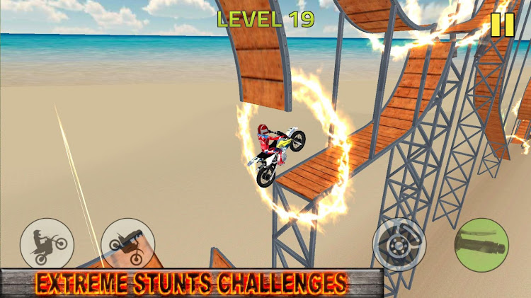 #7. Moto Stunt Madness Extreme (Android) By: SAYANOSOFT