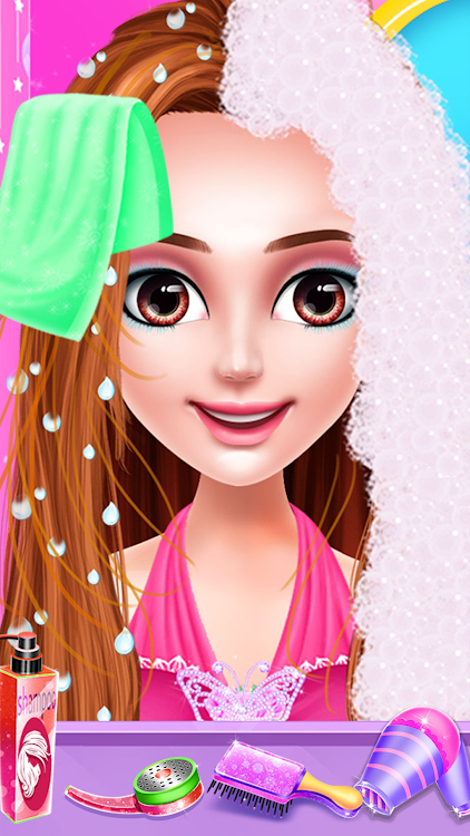 #2. Cindy Royal Hair Salon (Android) By: rosytales