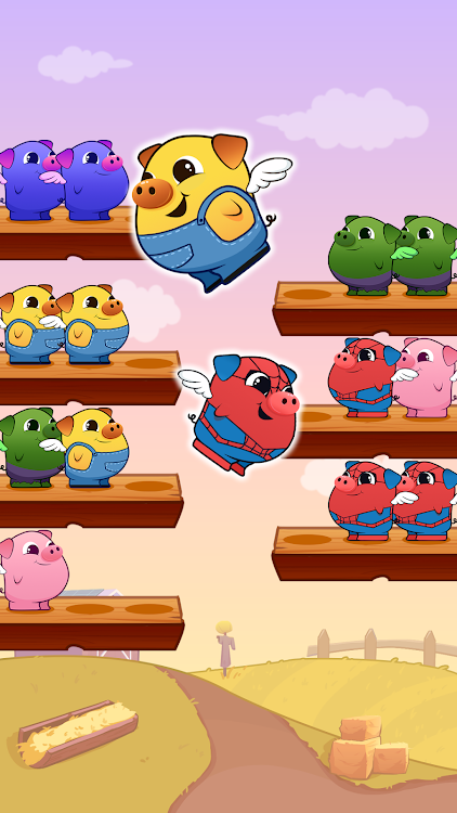 #2. Pig Sort Puzzle (Android) By: ETYBYTE