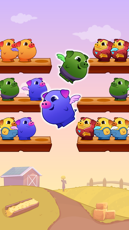 #3. Pig Sort Puzzle (Android) By: ETYBYTE