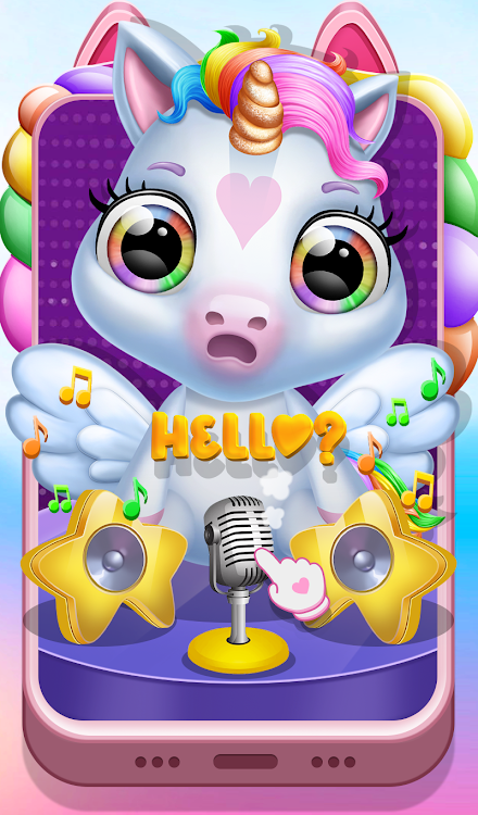 #7. Baby Unicorn Phone For Kids (Android) By: MagicToons