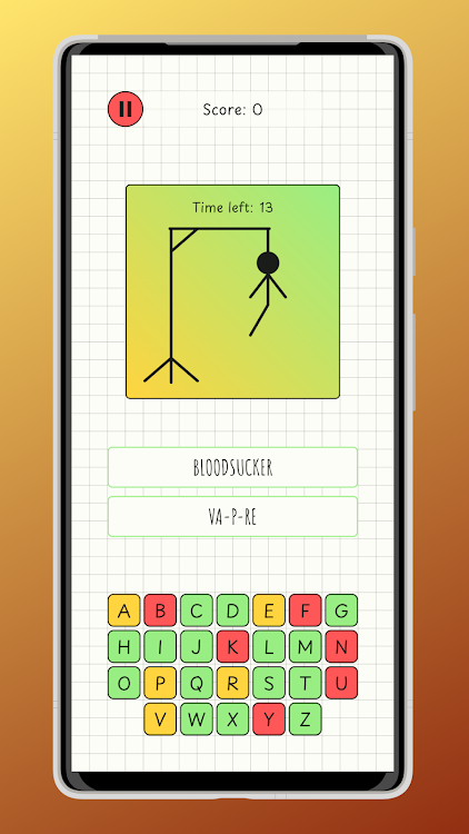 #2. Hangman - Build a Word (Android) By: Pulsarify