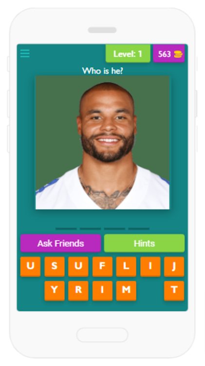 #5. Guess Dallas Cowboys Players (Android) By: muhammad alfit