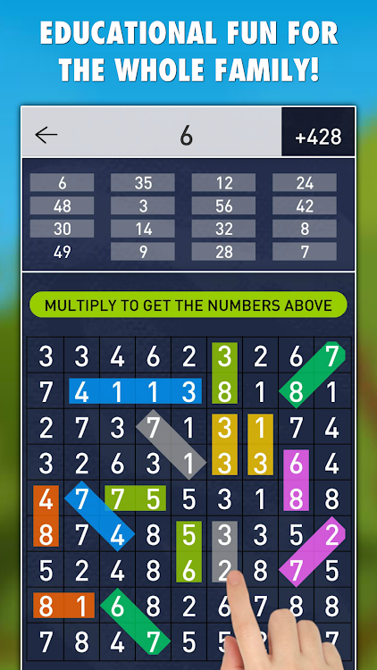 #3. Hidden Numbers PRO (Android) By: LittleBigPlay - Word, Educational & Puzzle Games