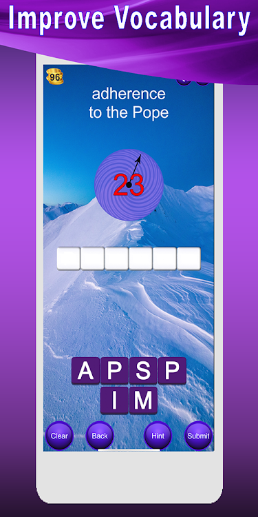 #4. Word Scramble Vocabulary Game (Android) By: Smarter Apps and Brain Games