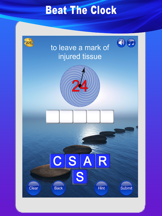 #9. Word Scramble Vocabulary Game (Android) By: Smarter Apps and Brain Games