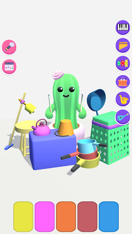 #3. Dancing Cactus : Music Master (Android) By: Cn Studio