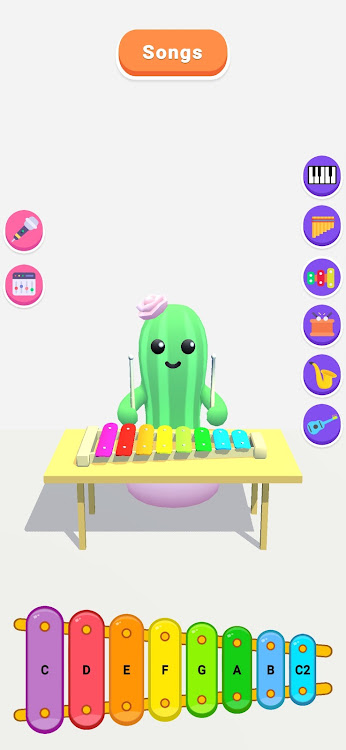 #4. Dancing Cactus : Music Master (Android) By: Cn Studio