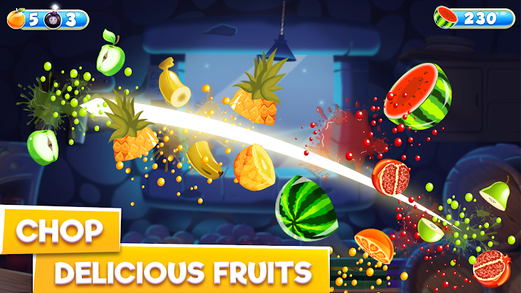 #2. Fruit Chef – Fruits Slicing (Android) By: Freak X Games