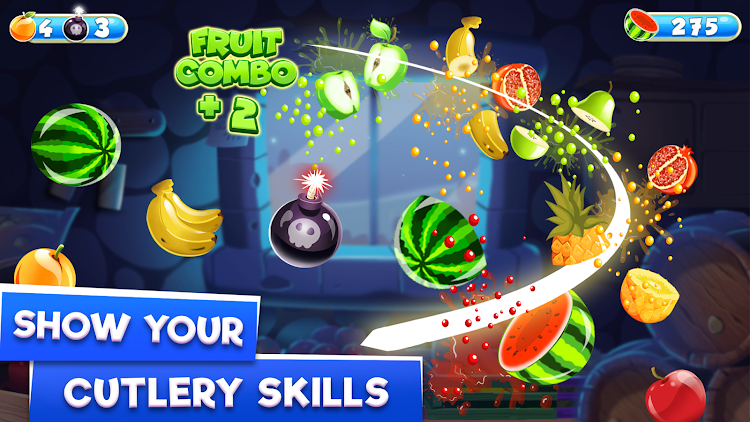 #3. Fruit Chef – Fruits Slicing (Android) By: Freak X Games