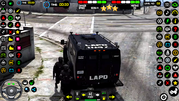 #5. Police Chase Car 3d Simulator (Android) By: AHW Gaming Studio