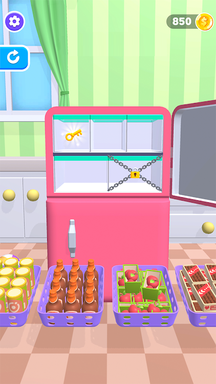 #2. Fridge Organizing Game (Android) By: Koi Games