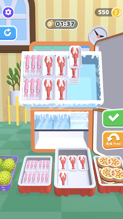 #7. Fridge Organizing Game (Android) By: Koi Games