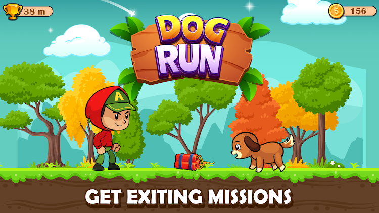 #10. Endless Dog Run - Running Game (Android) By: Yories: Learning Apps & Games for Boys and Girls