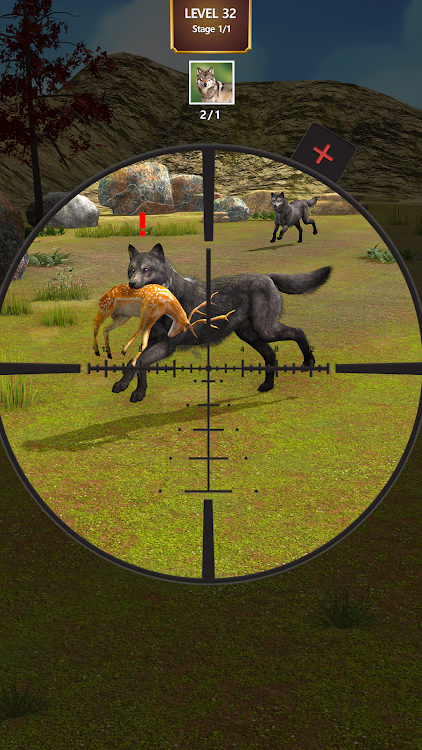 #5. Animal hunting Wild Hunter (Android) By: Funmotion Casual Games