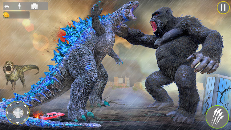 #8. Gorilla king kong vs Godzilla (Android) By: Rahim gaming studio