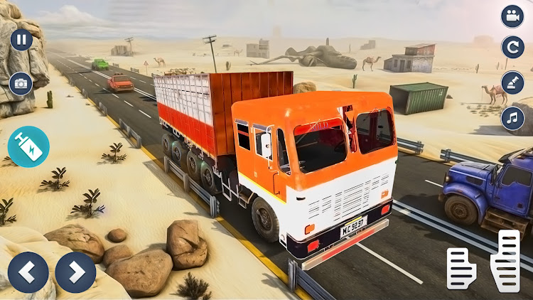 #9. Euro Truck Sim Driving Games (Android) By: FanTech Games