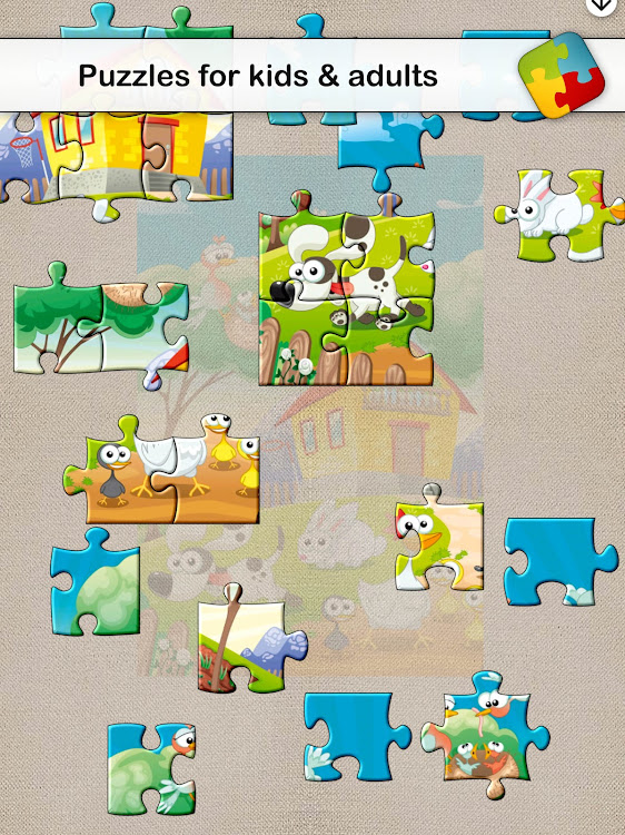 #10. Jigsaw Puzzle HD (Android) By: Ran Games - jigsaw puzzles for mobile devices