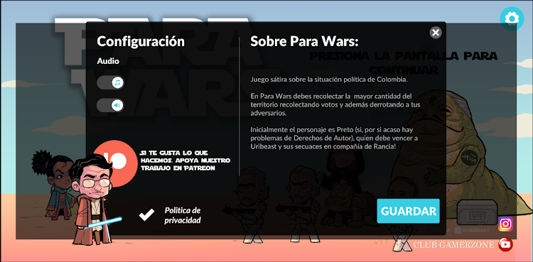 #2. Para Wars - Run for Power (Android) By: ClubGamerZone