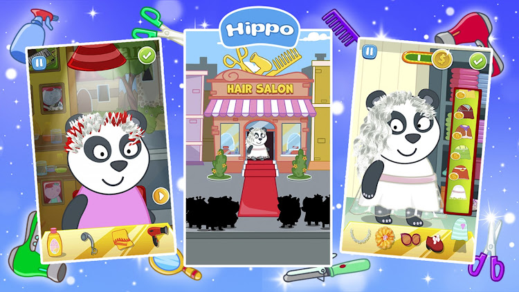 #2. Hair Salon: Fashion Games (Android) By: Hippo Kids Games