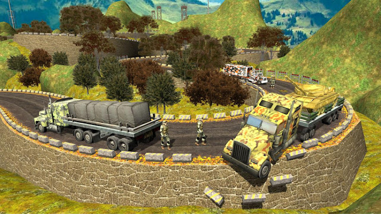 #5. Army Transporter 3D game (Android) By: Gamehayloft