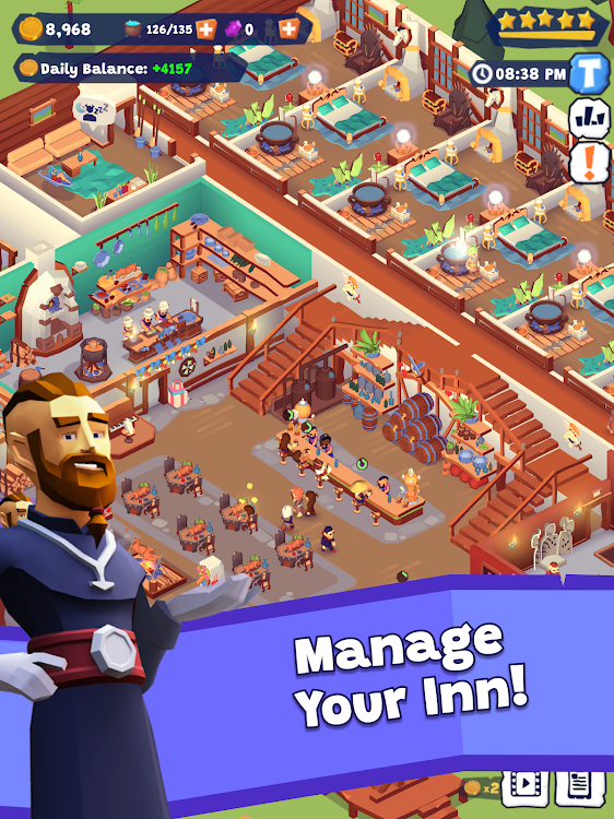 #6. Idle Inn Empire: Hotel Tycoon (Android) By: SayGames Ltd