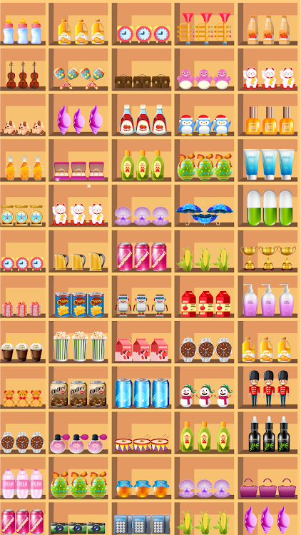 #6. Goods Match 3D - Sorting Games (Android) By: Pixel Art Book Color By Number - Pop It 3D Games