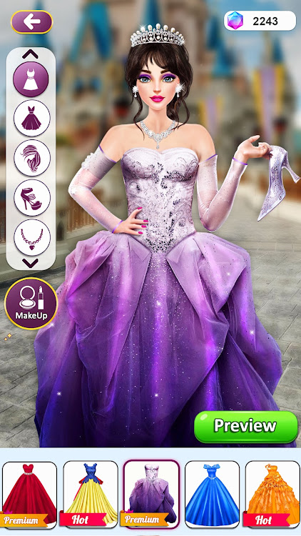 #5. Princess Dress up: Makeup Game (Android) By: Benno Games