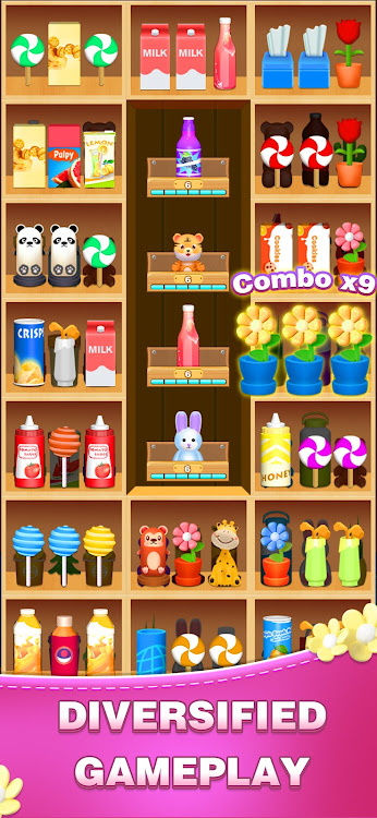 #5. Goods Sort Master Triple Match (Android) By: We Create Puzzle Games